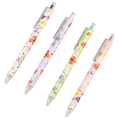 Grupo Erik Pen Set Sleepless Garden 4 Gel Pens for Colouring, Coloured Pens for Writing, Back to School Supplies Pen Gifts for Women & for Men, Flower Gifts under 10 Pounds Grupo Erik Pen Set Sleepless Garden 4 Gel Pens for Colouring, Coloured Pens for Writing, Back to School Supplies Pen Gifts for Women & for Men, Flower Gifts under 10 Pounds