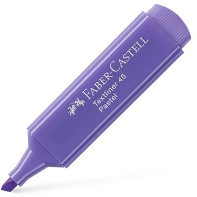 Faber-Castell 154656 pastellfärger – låda med 10 textmarkör TEXTLINER 1546, Pastelllila Faber-Castell 154656 pastellfärger – låda med 10 textmarkör TEXTLINER 1546, Pastelllila
