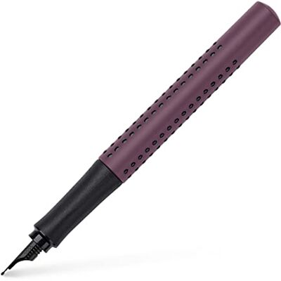 Faber-Castell 140870 – Reservoarpenna Grip Edition, berry, fjäderbredd F, 1 st Faber-Castell 140870 – Reservoarpenna Grip Edition, berry, fjäderbredd F, 1 st