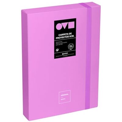 Grafoplás Grafoplas Arkivmapp för projekt Lomo 5 cm Foliostorlek Hårt lock Polyfoam Robust och ultralätt Lavendelfärg Minimal Onequal Collection Perfekt skolmaterial Grafoplás Grafoplas Arkivmapp för projekt Lomo 5 cm Foliostorlek Hårt lock Polyfoam Robust och ultralätt Lavendelfärg Minimal Onequal Collection Perfekt skolmaterial