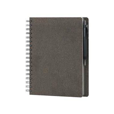 Faber-Castell & Rössler Papper 201553 – Tom anteckningsbok 18 sidor i espresso och kulspetspenna PolyBall svart Faber-Castell & Rössler Papper 201553 – Tom anteckningsbok 18 sidor i espresso och kulspetspenna PolyBall svart