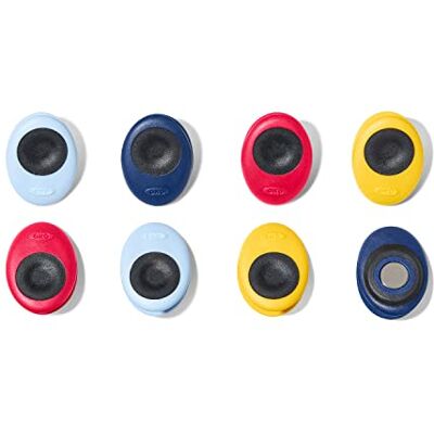 OXO Bra grepp magnetiska miniklämmor – 8 PK-blandade färger, 8 stycken OXO Bra grepp magnetiska miniklämmor – 8 PK-blandade färger, 8 stycken