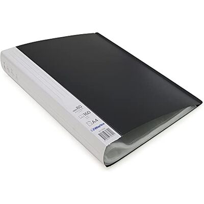 Waytex 931336N A4 dokumentskydd 160 vyer premium ogenomskinlig polypropylen identifierbar 6 cm baksida 80 genomskinliga fickor svart Waytex 931336N A4 dokumentskydd 160 vyer premium ogenomskinlig polypropylen identifierbar 6 cm baksida 80 genomskinliga fickor svart