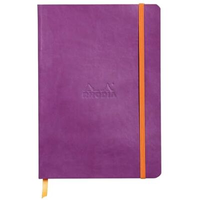 Rhodia 117819C rama carnet souple VIOLET A5 160 pages 5/5 papier ivoire 90 g, fermeture élastique Rhodia 117819C rama carnet souple VIOLET A5 160 pages 5/5 papier ivoire 90 g, fermeture élastique
