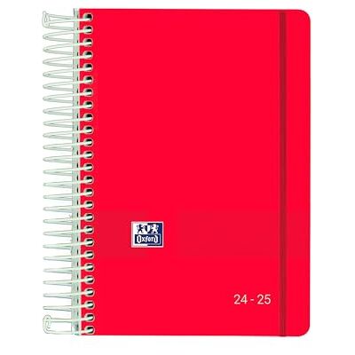 Oxford Live&Go, Agenda 2023 2024 Dag På sida, Plastlock, 12x18cm, Spanska, Färg Röd Oxford Live&Go, Agenda 2023 2024 Dag På sida, Plastlock, 12x18cm, Spanska, Färg Röd