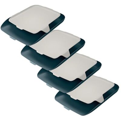 Leitz A4 brevkorg med organisatör, 4-pack, sammetsgrå, Cosy-serien, 52590089 Leitz A4 brevkorg med organisatör, 4-pack, sammetsgrå, Cosy-serien, 52590089