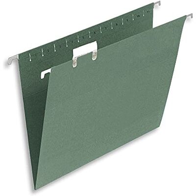 SUMMIT Elba Foolscap upphängningsfiler, grön, paket med 25 SUMMIT Elba Foolscap upphängningsfiler, grön, paket med 25