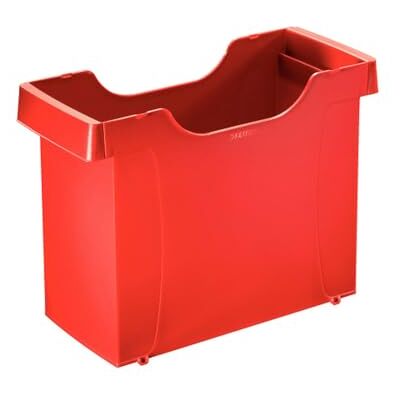 Leitz Uni-Box Plus 19080025 upphängningsfillåda för A4 upphängningsfiler polystyren röd Leitz Uni-Box Plus 19080025 upphängningsfillåda för A4 upphängningsfiler polystyren röd