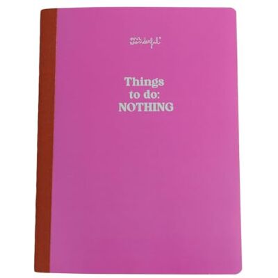 Mr. Wonderful Mr Wonderful A5 anteckningsbok med linjerade blad – 80 sidor – notebook – saker att göra: ingenting – sydd bindning Mr. Wonderful Mr Wonderful A5 anteckningsbok med linjerade blad – 80 sidor – notebook – saker att göra: ingenting – sydd bindning