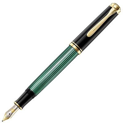 Pelikan Premium M400 reservoarhållare, B färg plommon svart/grön Pelikan Premium M400 reservoarhållare, B färg plommon svart/grön