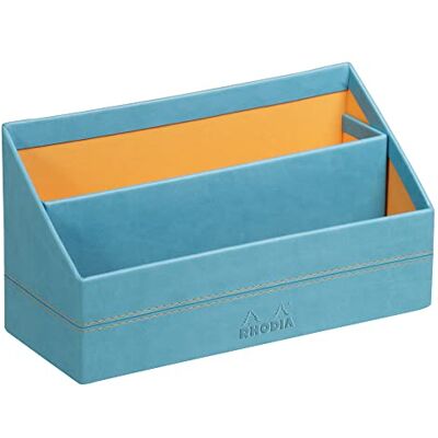 Rhodia 318847C brevfack (10 x 25 x 31 cm, konstläder, elegant och praktisk, perfekt för din organisation)1 st, turkos Rhodia 318847C brevfack (10 x 25 x 31 cm, konstläder, elegant och praktisk, perfekt för din organisation)1 st, turkos