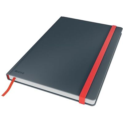 Leitz Notebook Cosy HC, storlek L, linjerad, sammet grå Leitz Notebook Cosy HC, storlek L, linjerad, sammet grå