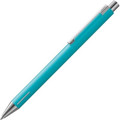 Lamy econ kulspetspenna 240 av rostfritt stål i havet matt och markant böjd klämma, inklusive stor kapacitet minut M 16 svart linjebredd M Lamy econ kulspetspenna 240 av rostfritt stål i havet matt och markant böjd klämma, inklusive stor kapacitet minut M 16 svart linjebredd M