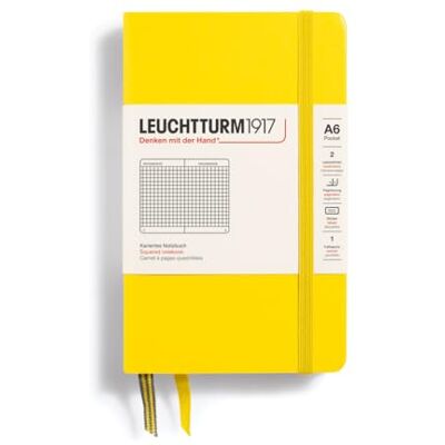 LEUCHTTURM1917 Notes Pocket w kratke cytrynowy 344795 LEUCHTTURM1917 Notes Pocket w kratke cytrynowy 344795