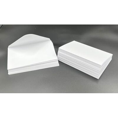 House of Card & Paper 250 gsm A5 förvikt veckat kort och matchande C5-kuvert (paket med 50) House of Card & Paper 250 gsm A5 förvikt veckat kort och matchande C5-kuvert (paket med 50)