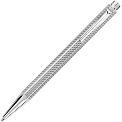 Caran d'Ache Ecridor Cubrik silverpläterad rodiumbelagd kulspetspenna Caran d'Ache Ecridor Cubrik silverpläterad rodiumbelagd kulspetspenna