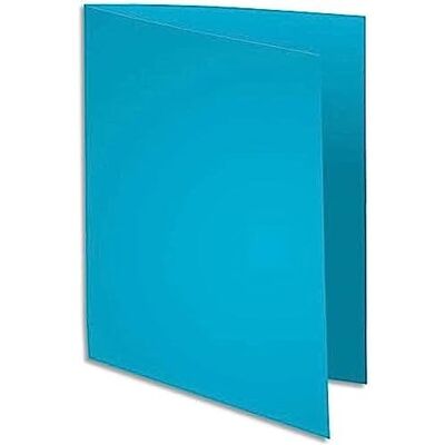 Exacompta Ref 340006E 100-pack pastellfärgade SUPER 160 g/m2 halvhårda mappar PEFC™-certifierade mappar storlek 24 x 32 cm för A4-format ljusblå färg Exacompta Ref 340006E 100-pack pastellfärgade SUPER 160 g/m2 halvhårda mappar PEFC™-certifierade mappar storlek 24 x 32 cm för A4-format ljusblå färg