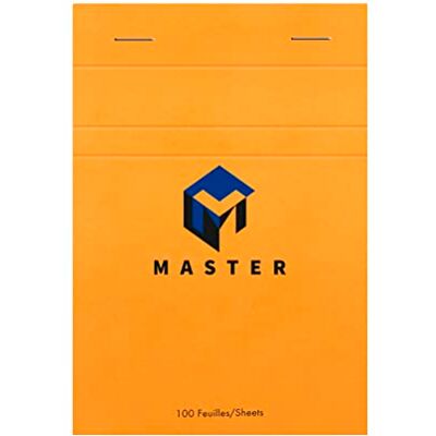 Calligraphe Clairefontaine 10706C – förpackning med 10 skrivblock Master häftad på huvudsidan, DIN A6 10,5 x 14,8 cm, 50 ark rutig, 70 g, orange, 1-pack Calligraphe Clairefontaine 10706C – förpackning med 10 skrivblock Master häftad på huvudsidan, DIN A6 10,5 x 14,8 cm, 50 ark rutig, 70 g, orange, 1-pack