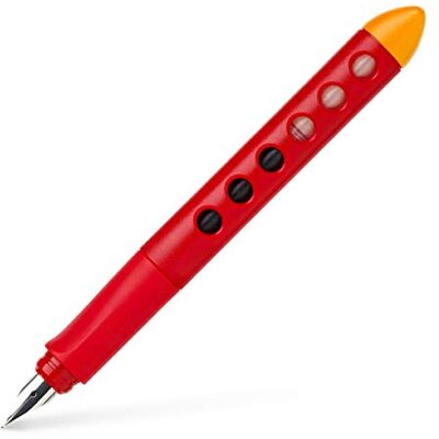 Faber-Castell 149852 – skolfyllare Scribolino, för högerhänta användare, röd, 1 styck Faber-Castell 149852 – skolfyllare Scribolino, för högerhänta användare, röd, 1 styck