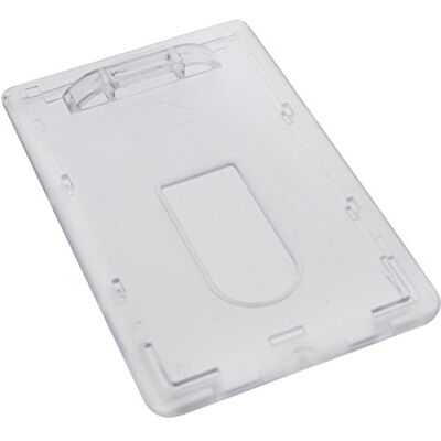 Specialist ID Specialist-ID – smala slitstarka märkeshållare – hårdplast polykarbonat (rymmer 1 kort) styv toppmatad enkelt kortfodral – vertikal enkel åtkomst tumglidhål och UV-skydd 3-pack klar Specialist ID Specialist-ID – smala slitstarka märkeshållare – hårdplast polykarbonat (rymmer 1 kort) styv toppmatad enkelt kortfodral – vertikal enkel åtkomst tumglidhål och UV-skydd 3-pack klar