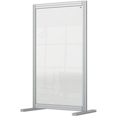 Nobo genomskinlig skrivbordsskärare av akryl, fristående skyddande partitioner, hygieniskt skydd, Premium Plus, 600 x 1 000 mm, 1915493 Nobo genomskinlig skrivbordsskärare av akryl, fristående skyddande partitioner, hygieniskt skydd, Premium Plus, 600 x 1 000 mm, 1915493