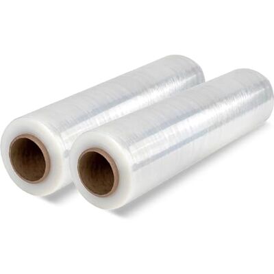 OFITURIA Transparent film för förpackning, flyttskydd, självhäftande film, möbelskydd, flyttkartonger och föremål (2 enheter) OFITURIA Transparent film för förpackning, flyttskydd, självhäftande film, möbelskydd, flyttkartonger och föremål (2 enheter)