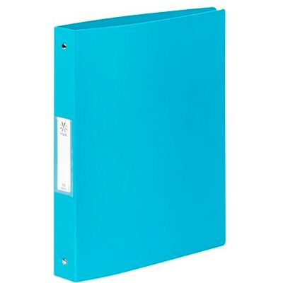 Viquel A4 MAXI FEEL'EASY mjukt pärm 4 ringar rygg 4 cm för A4-dokument slitstark plast ID-etikett på skivan turkosblå Viquel A4 MAXI FEEL'EASY mjukt pärm 4 ringar rygg 4 cm för A4-dokument slitstark plast ID-etikett på skivan turkosblå