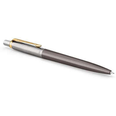 Parker anteckningsbok kulspetspenna grå lack med guldkanter medium spets blå bläckpåfyllning presentförpackning perfekta examensgåvor Parker anteckningsbok kulspetspenna grå lack med guldkanter medium spets blå bläckpåfyllning presentförpackning perfekta examensgåvor