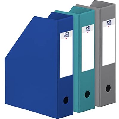 Oxford Elba Color Life zen tidningshållare, PVC, baksida, 7 cm, slumpmässigt färgval, 3 stycken Oxford Elba Color Life zen tidningshållare, PVC, baksida, 7 cm, slumpmässigt färgval, 3 stycken