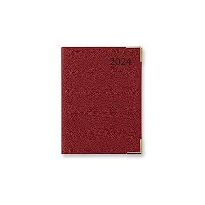 Letts of London Letts Connoisseur Mini Pocket Vecka för att se 2024 dagbok röd Letts of London Letts Connoisseur Mini Pocket Vecka för att se 2024 dagbok röd