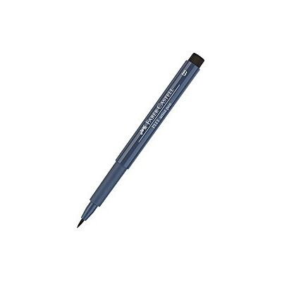 Faber-Castell 167447 – bläckpenna Pitt artist pen brush, linjebredd B, färg 247, indanthrblå Faber-Castell 167447 – bläckpenna Pitt artist pen brush, linjebredd B, färg 247, indanthrblå