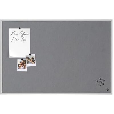 Bi-Office pensel New Basic, grå filt med svart MDF-ram 885x585 mm Grau Rahmen Bi-Office pensel New Basic, grå filt med svart MDF-ram 885x585 mm Grau Rahmen