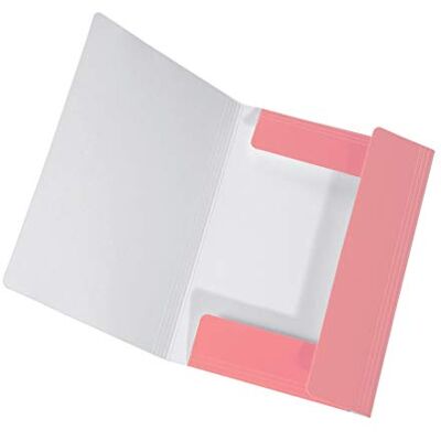 FALKEN Original PastellColor-mapp. Tillverkad av extra stark kartong med 3 flikar och elastiskt band för DIN A3 pastellfärg Flamingo_Pink Förvaringsmapp för signaturer för skolan FALKEN Original PastellColor-mapp. Tillverkad av extra stark kartong med 3 flikar och elastiskt band för DIN A3 pastellfärg Flamingo_Pink Förvaringsmapp för signaturer för skolan