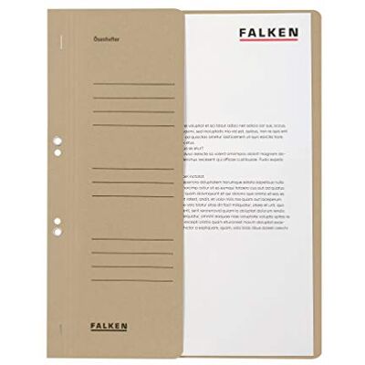 FALKEN Original 50-pack med ögongaller. Tillverkad i Tyskland. Tillverkad av återvunnen kartong med halva framsidan och kommersiell häftning för DIN A4 grå häftapparat mapp Blue Angel. FALKEN Original 50-pack med ögongaller. Tillverkad i Tyskland. Tillverkad av återvunnen kartong med halva framsidan och kommersiell häftning för DIN A4 grå häftapparat mapp Blue Angel.