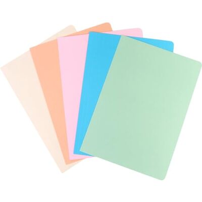DOHE Kartongundermappar (100 st.) 5 färger, foliostorlek 23,5 x 33,5 cm, Fastener-spår, tjocklek 180 g/m² kontorsmaterial DOHE Kartongundermappar (100 st.) 5 färger, foliostorlek 23,5 x 33,5 cm, Fastener-spår, tjocklek 180 g/m² kontorsmaterial
