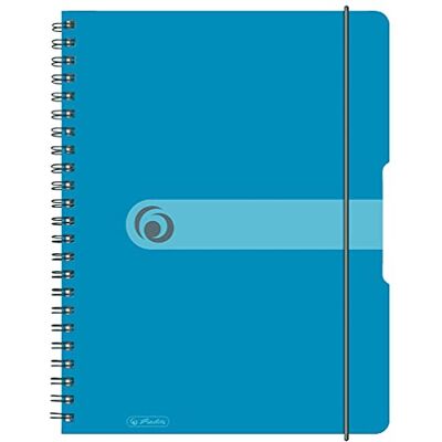 herlitz 11293610 spiralblock A4 to go, träfritt papper, 80 ark, transparent blå, 2 stycken herlitz 11293610 spiralblock A4 to go, träfritt papper, 80 ark, transparent blå, 2 stycken