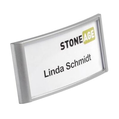 Durable 854223 Namnskylt CLASSIC med magnet 34x74mm, silver, 10 stycken Durable 854223 Namnskylt CLASSIC med magnet 34x74mm, silver, 10 stycken