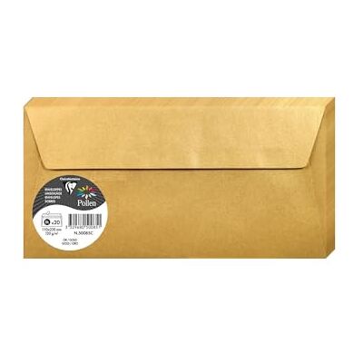 Clairefontaine pollenkraft självhäftande kuvert DL Iridescent Gold Clairefontaine pollenkraft självhäftande kuvert DL Iridescent Gold