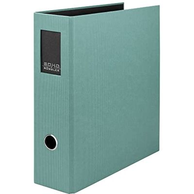 Rössler 1317452389 – S.O.H.O. Mapp DIN A4, med spakmekanism och ryggskylt, ryggbredd 85 mm, opal, 285 x 320 mm Rössler 1317452389 – S.O.H.O. Mapp DIN A4, med spakmekanism och ryggskylt, ryggbredd 85 mm, opal, 285 x 320 mm