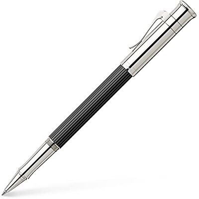 Graf von Faber-Castell klassisk platinapläterad kulspetspenna – ebenholts, 145511 Graf von Faber-Castell klassisk platinapläterad kulspetspenna – ebenholts, 145511