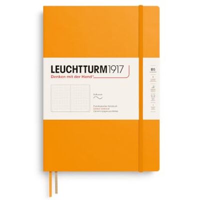 LEUCHTTURM1917 365634 Anteckningsbok sammansättning (B5), mjukt omslag, 123 numrerade sidor, Rising Sun, Dotted LEUCHTTURM1917 365634 Anteckningsbok sammansättning (B5), mjukt omslag, 123 numrerade sidor, Rising Sun, Dotted