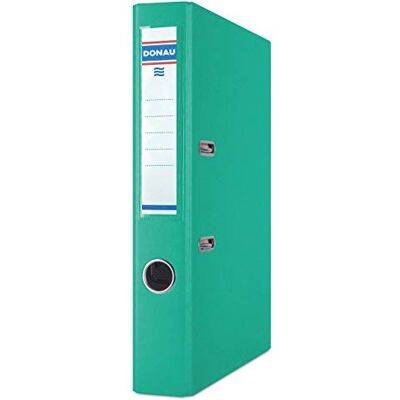 DONAU 3955001PL-24 premium mapp A4/50 mm turkos plastlock PP/papper slitmapp, kontorsmapp, mapp metall kantskydd metallinfattat handtagshål spakmekanik bakskylt DONAU 3955001PL-24 premium mapp A4/50 mm turkos plastlock PP/papper slitmapp, kontorsmapp, mapp metall kantskydd metallinfattat handtagshål spakmekanik bakskylt