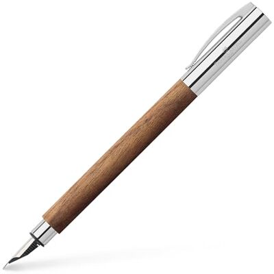 Faber-Castell 148583 – reservoarpenna AMBITION valnöt, fjäderbredd B, inkl. presentförpackning och omvandlare Faber-Castell 148583 – reservoarpenna AMBITION valnöt, fjäderbredd B, inkl. presentförpackning och omvandlare