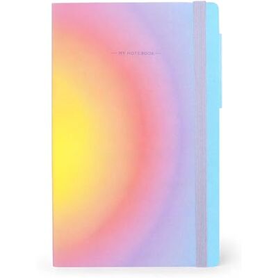 LEGAMI My Notebook-anteckningsbok, Aura, Special Edition, Medium, certifierad FSC-papper, 192 sidor, mjukt omslag, elastisk stängning, 13 x 21 cm LEGAMI My Notebook-anteckningsbok, Aura, Special Edition, Medium, certifierad FSC-papper, 192 sidor, mjukt omslag, elastisk stängning, 13 x 21 cm