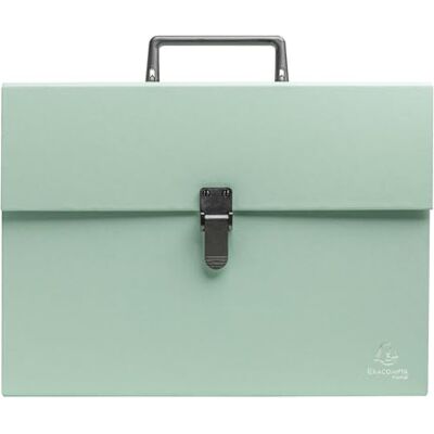 Exacompta Ref. 56333E 1 sorteringsmapp med handtag Autentik förstärkta flikar i flera färger stängning med klämknapp 18 fack mått 32x24 cm grön Exacompta Ref. 56333E 1 sorteringsmapp med handtag Autentik förstärkta flikar i flera färger stängning med klämknapp 18 fack mått 32x24 cm grön