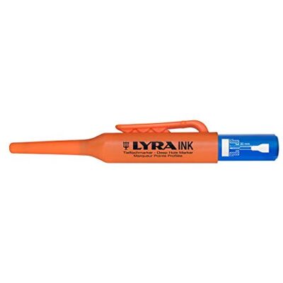 Medid LYRA Ink markörer för djuphål, med blått permanent bläck, spets 1 mm, markeringspenna för glas, metall etc. – 4480051 blå Medid LYRA Ink markörer för djuphål, med blått permanent bläck, spets 1 mm, markeringspenna för glas, metall etc. – 4480051 blå