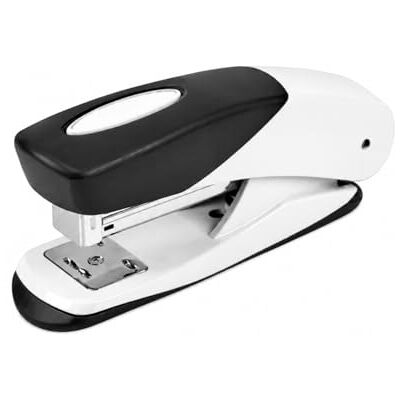 Rexel Choices Matador halvremsa häftapparat, 25 arkkapacitet, använder 24/6 och 26/6 häftklamrar, metallkropp, vit, 2115687 Rexel Choices Matador halvremsa häftapparat, 25 arkkapacitet, använder 24/6 och 26/6 häftklamrar, metallkropp, vit, 2115687