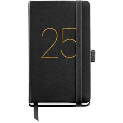 Miquelrius Agenda 2025, årlig dagbok 90 x 140 mm, veckovisningskalender, flexibelt omslag av liknande insytt läder, gummistängning, innerficka, papper 80 g/m², katalanska, engelska och portugisiska, Miquelrius Agenda 2025, årlig dagbok 90 x 140 mm, veckovisningskalender, flexibelt omslag av liknande insytt läder, gummistängning, innerficka, papper 80 g/m², katalanska, engelska och portugisiska,