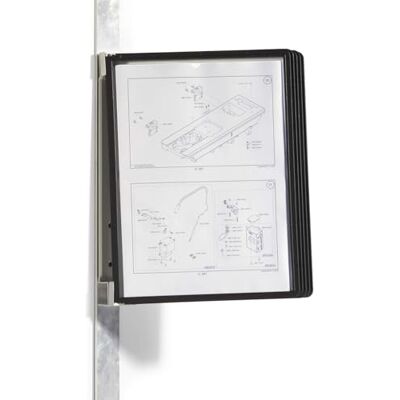 Durable 591401 blädderpanelställ Vario magnet wall 5 med 5 A4-fickor Durable 591401 blädderpanelställ Vario magnet wall 5 med 5 A4-fickor
