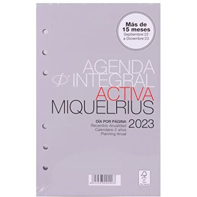 Miquelrius Ersättning dagordning ringar 16 månader (September 2022 December 2023) Dag för sida Aktiv storlek 117 x 182 mm (ca A6) Svenska Miquelrius Ersättning dagordning ringar 16 månader (September 2022 December 2023) Dag för sida Aktiv storlek 117 x 182 mm (ca A6) Svenska